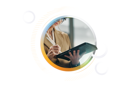 Analyst annotating key insights from the AI shift in transportation management roundtable