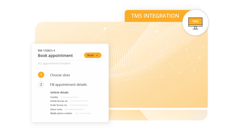 Create bookings directly from your TMS Create bookings directly from your TMS