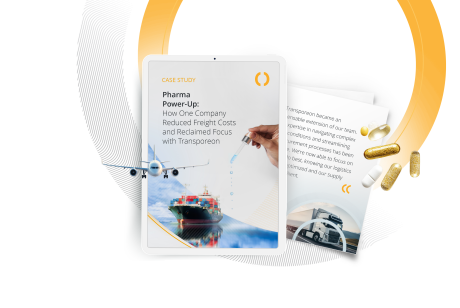 Pharma company reducing freight costs with Transporeon