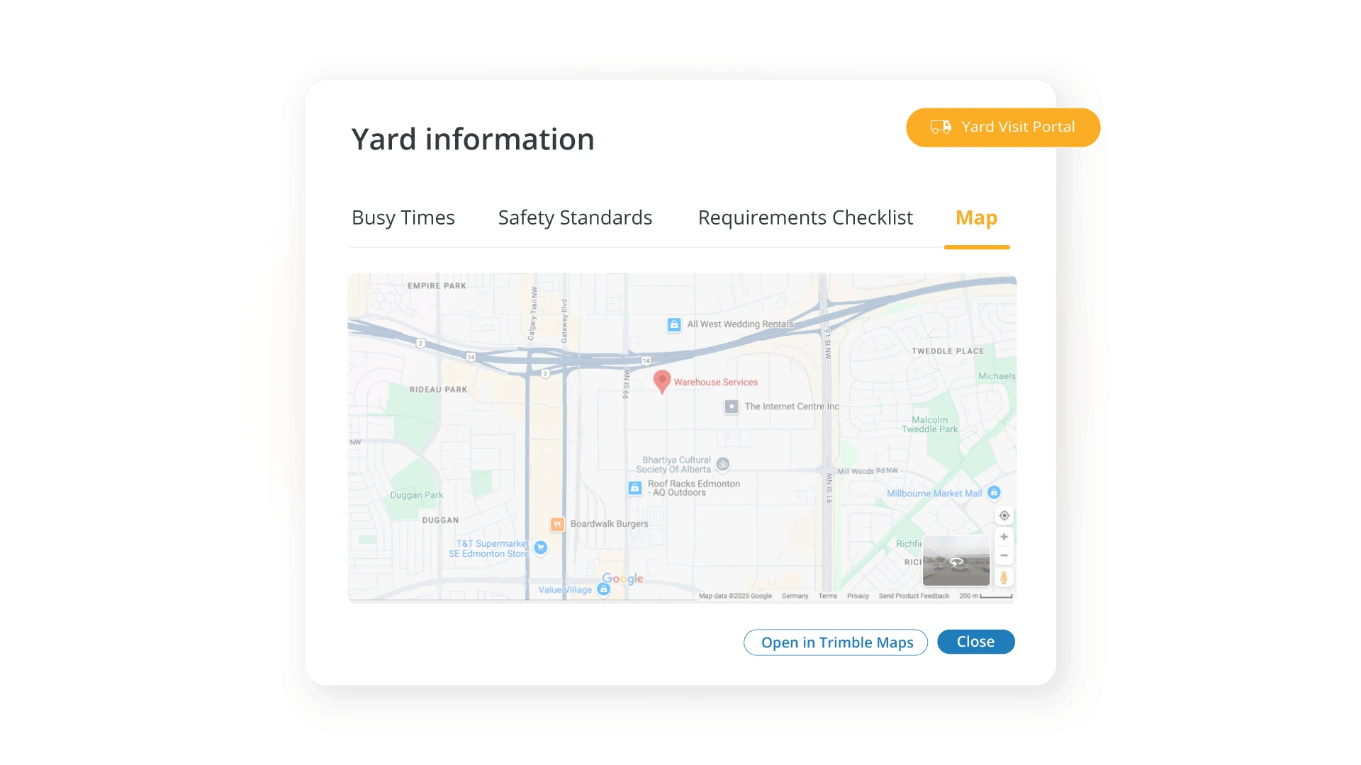 Trimble Maps integration