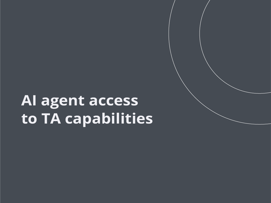 AI agent access to TA capabilities