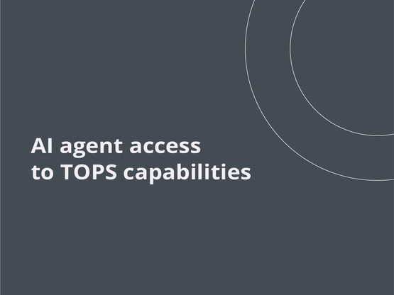 AI agent access to TOPS capabilities