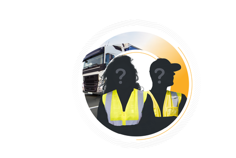 Driver of the Year 2026 nomination graphic with truck drivers and commercial vehicle